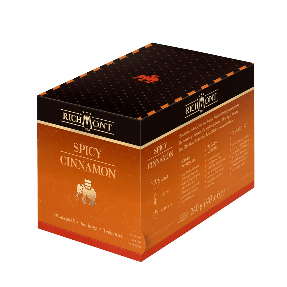 Richmont Čaj Ovocno-bylinná Skořice Spicy Cinnamon 40 Sáček