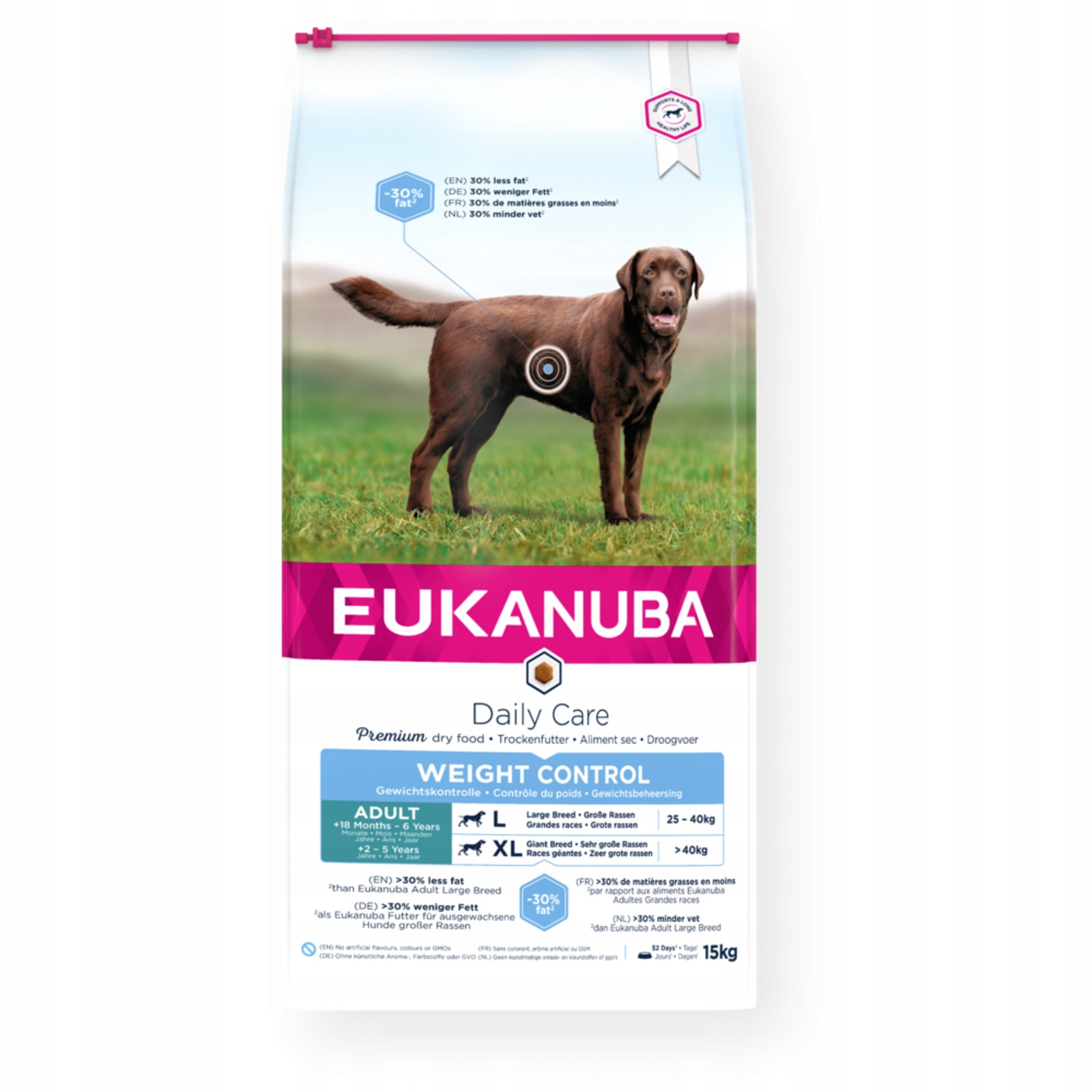 Eukanuba Weight Control Large 15 kg suché krmivo