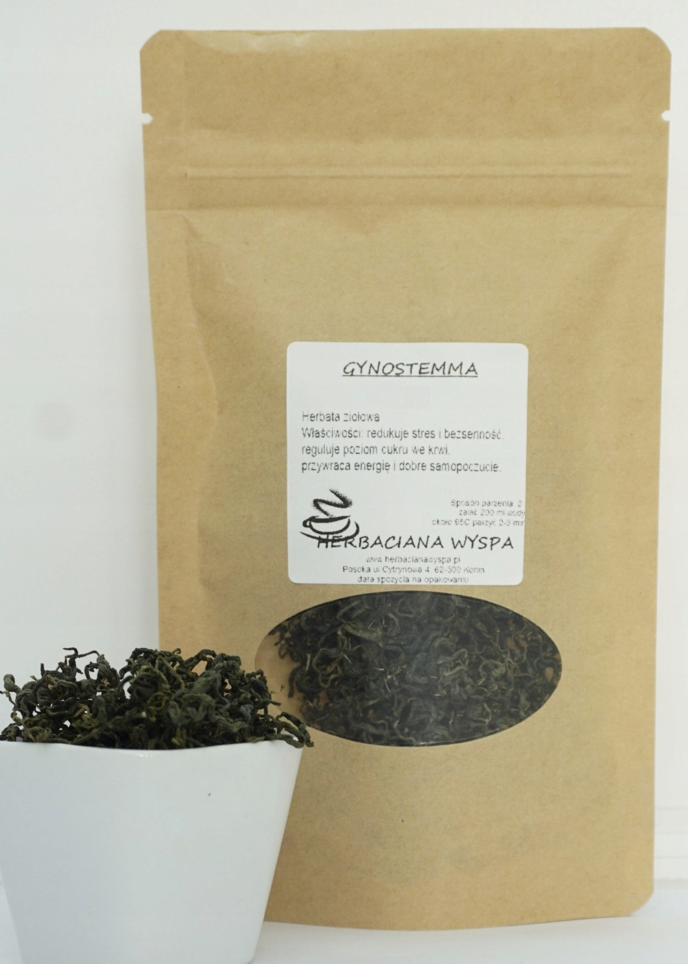 Gynestemma bylina dlouhověkosti 500 g na imunitu, nespavost, stres