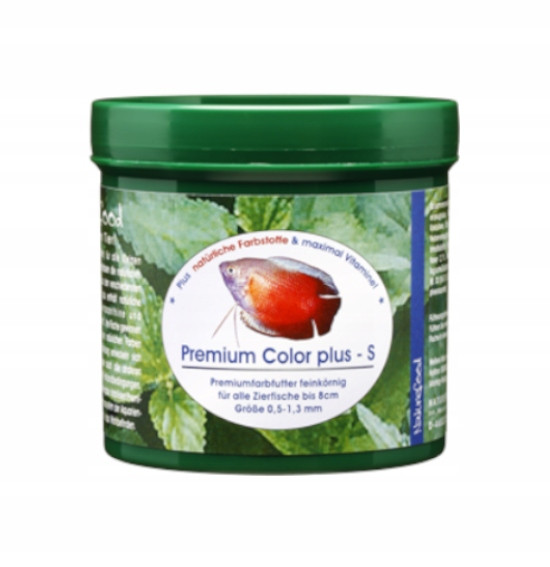 Naturefood Premium Color Plus S 210 g Krmivo Krmná Směs pro všechny druhy ryb