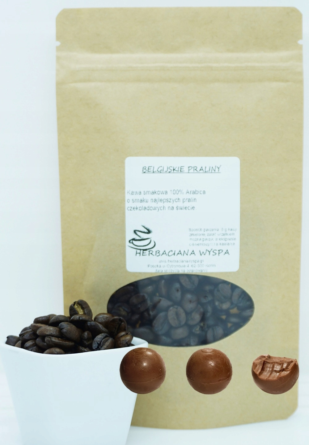 Káva Belgické Praliny 500 g zrnková-měli jsme