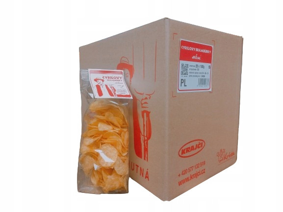 Cyrilovy Bramburky solené české chipsy 100 g Set 20 ks