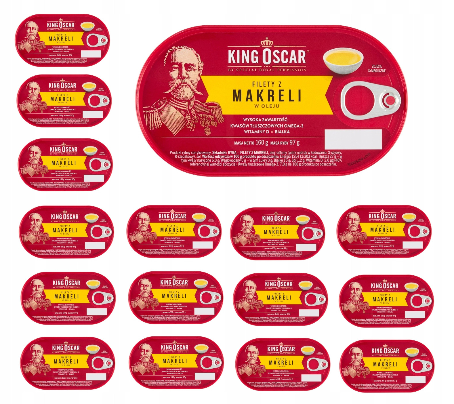 King Oscar Filety Z Makrely V Oleji 160g Plechovka