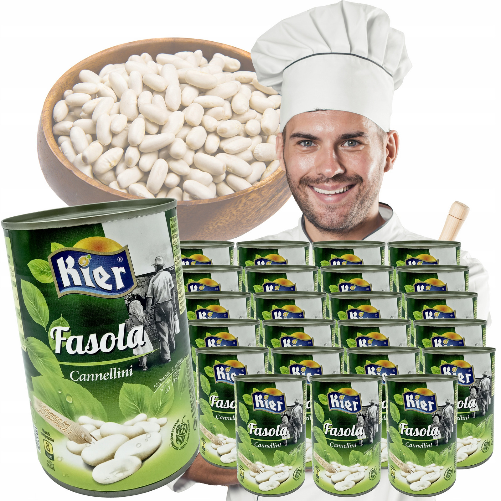 Fazole Bílá Cannellini 24X400G
