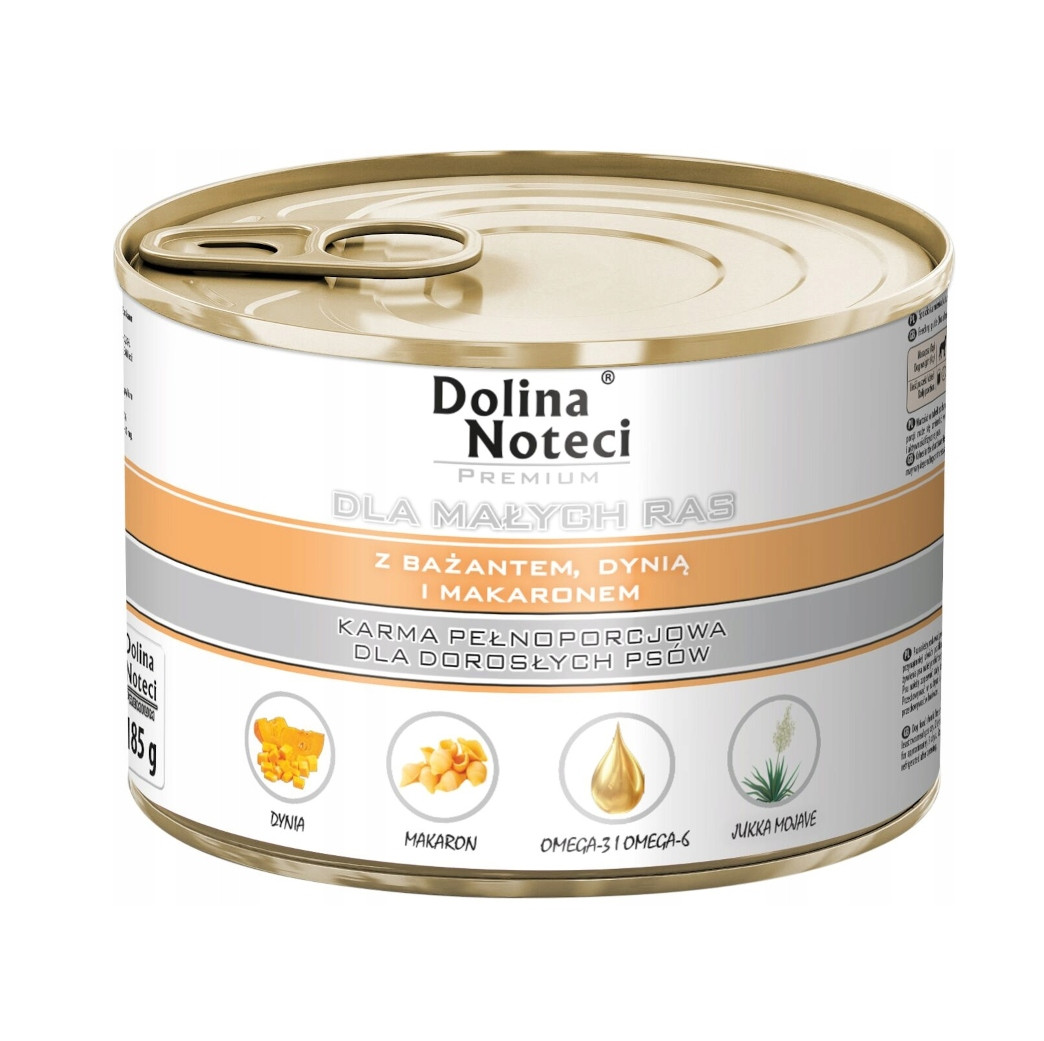 Dolina Noteci Malá plemena Bažant dýně a těstoviny 12x185g pro malá plemena