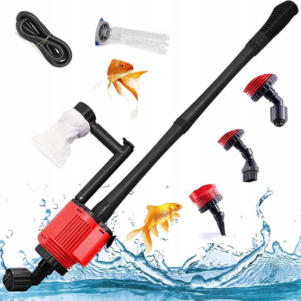 Elektrický Vysavač Do Akvária 1800 L/h 28 W Na Čištění Písku Ze Štěrku