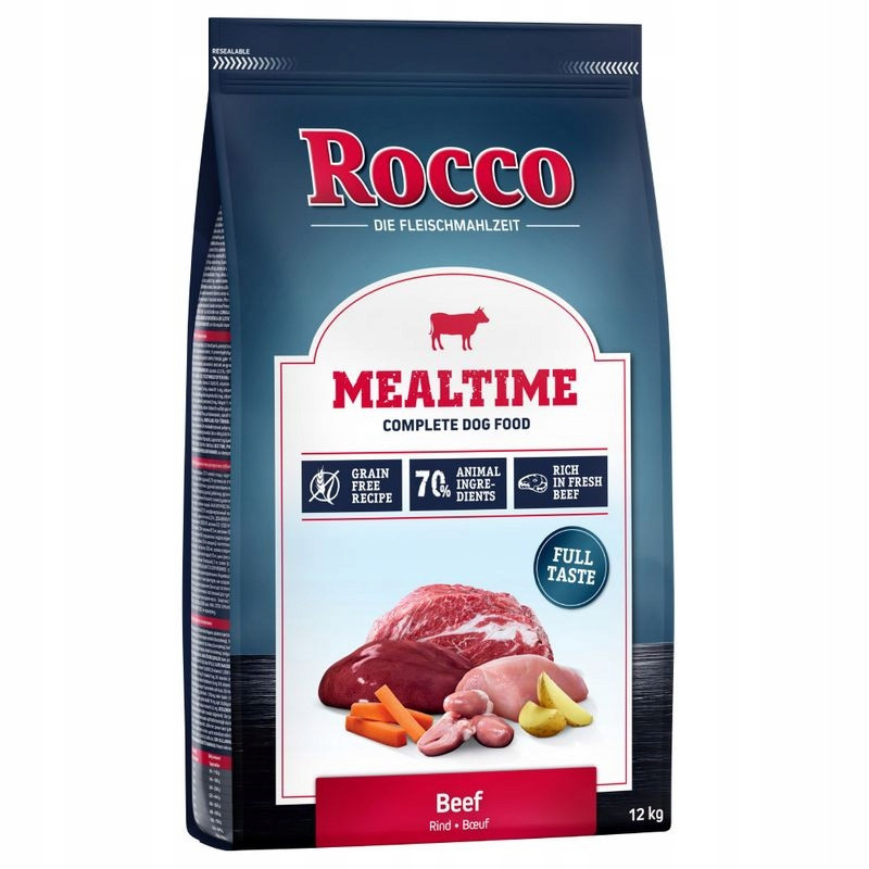 Suché krmivo pro psa Rocco Mealtime Hovězí maso 12 kg