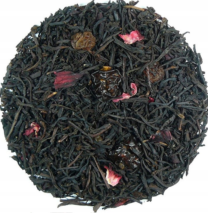 čaj červená Pu Erh višeň Rum Rumová 1kg