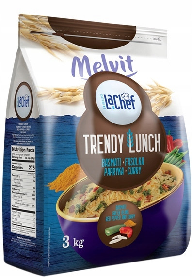 Melvit Trendy Oběd Basmati, Fazole, Paprika, Curry 3kg