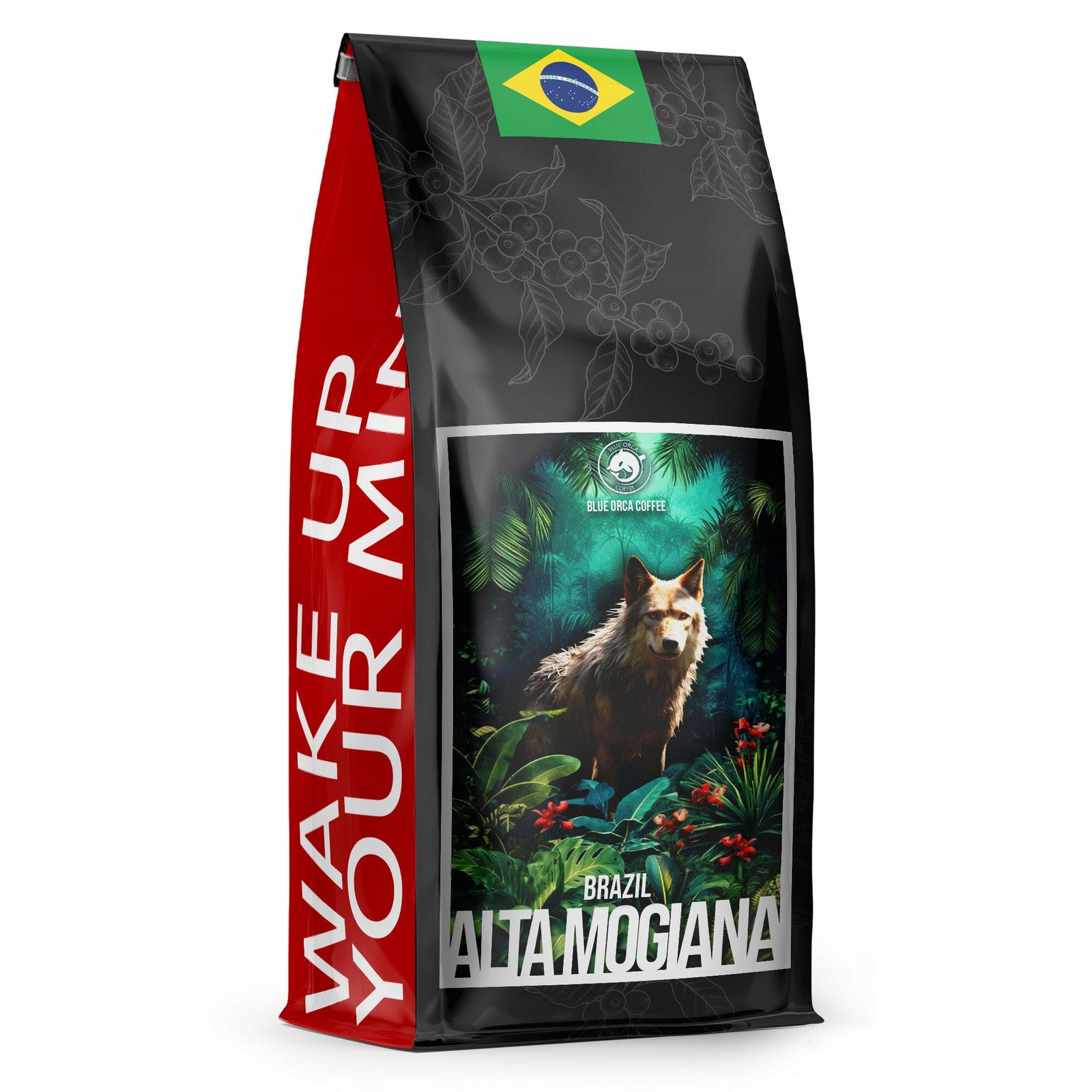 Káva zrnková 1kg Brazílie Alta Mogiana Čerstvě pražená Arabica 100% +dárek