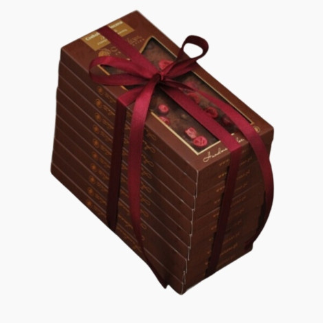 Sada čokolád (7 čokolád Premium 3 Čokolády Ruby) ruční výroba