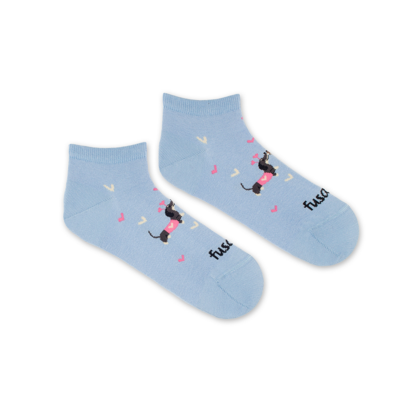 Kotníkové ponožky Zamilovaný jezevčík