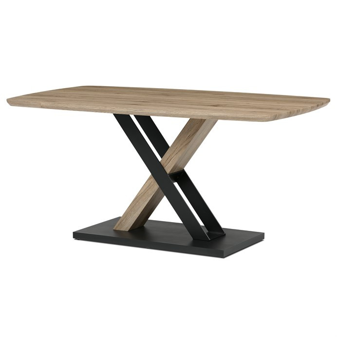 Jídelní stůl TERATO — 165x90x75, MDF, hnědá