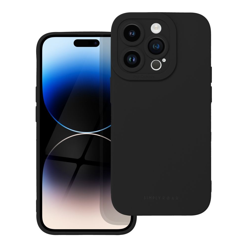 Zadní ochranný kryt ROAR case LUNA pro Apple iPhone 14 Pro, černá