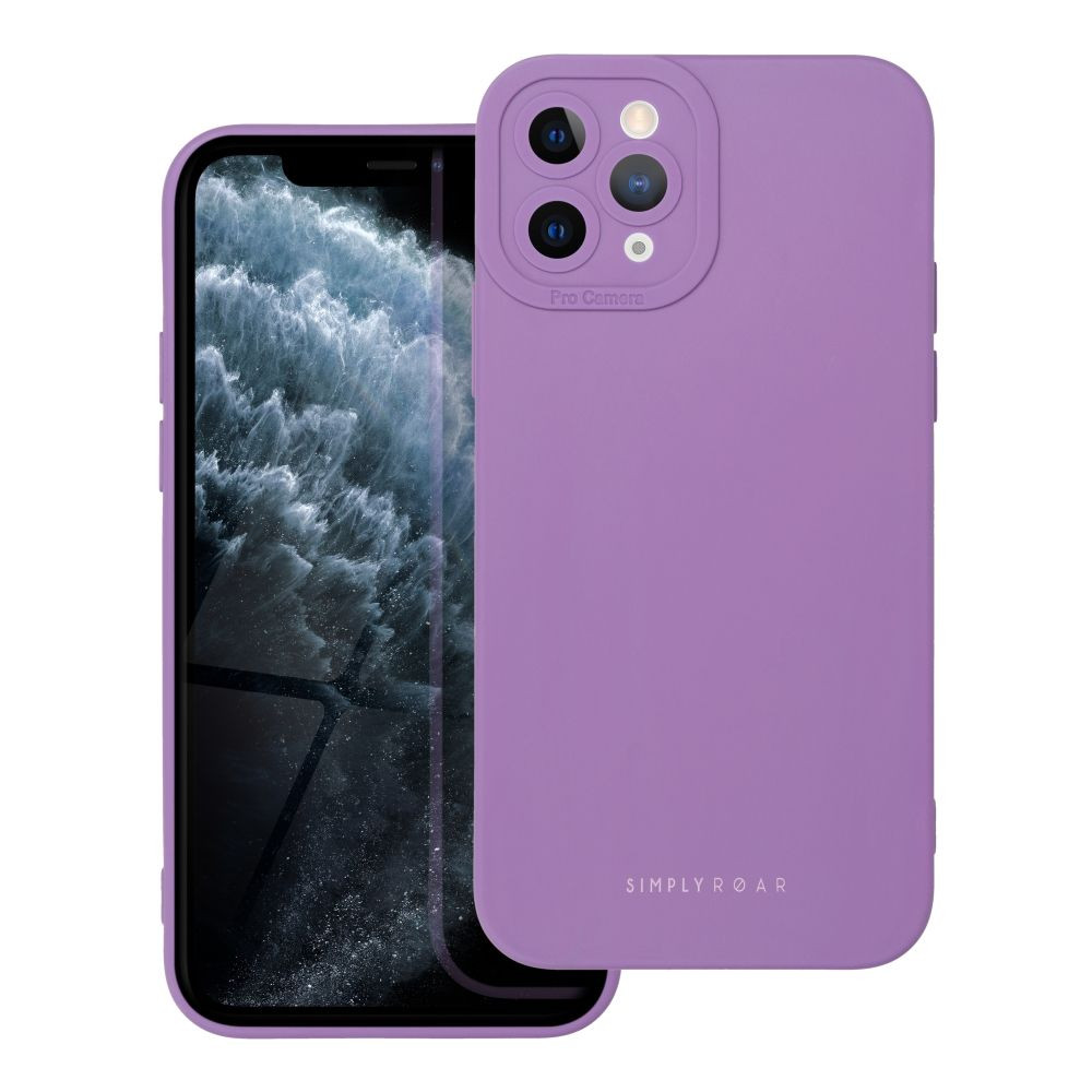 Zadní ochranný kryt ROAR case LUNA pro Apple iPhone 11 Pro, fialová
