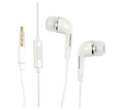 Samsung EHS64 stereo handsfree sluchátka 3,5mm jack White