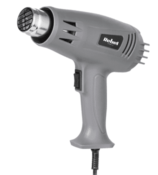 Pistole horkovzdušná REBEL TOOLS RB-1098, 1600W