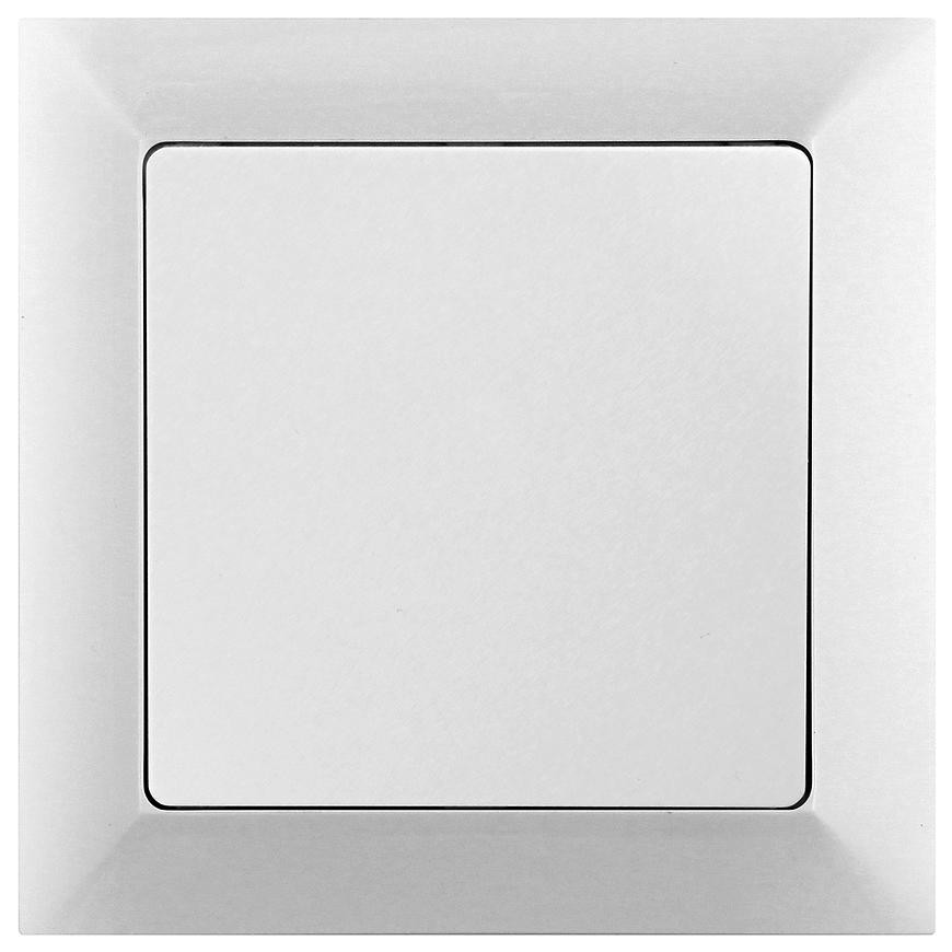 Vypínač jednopolový Medium bílý