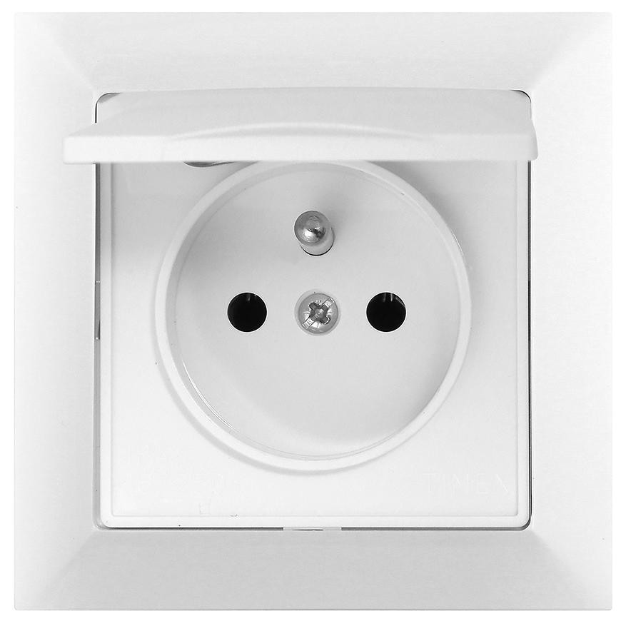 Zásuvka 2P+PE ip44 Medium bílá