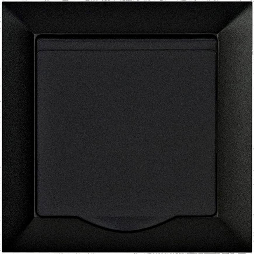 Zásuvka 2P+PE ip44 Medium černá