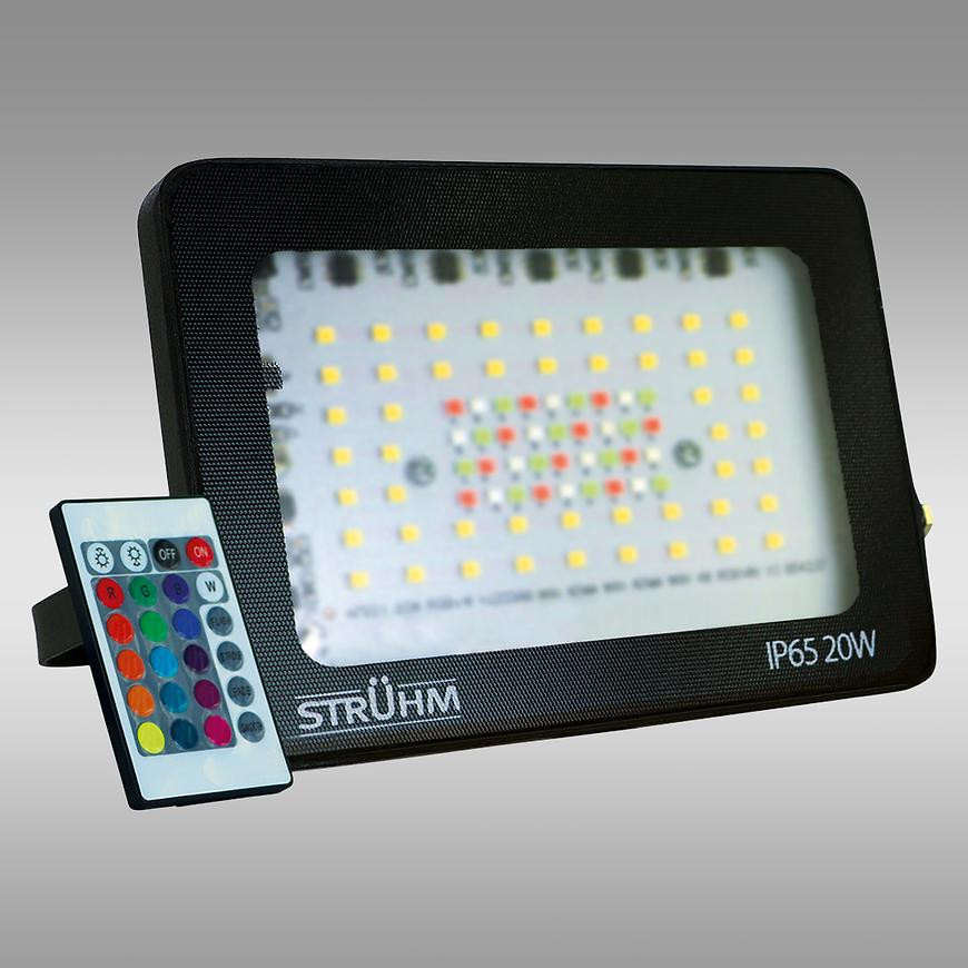 Svitidlo Tablet Led 20w Black Rgbw 03988 K1