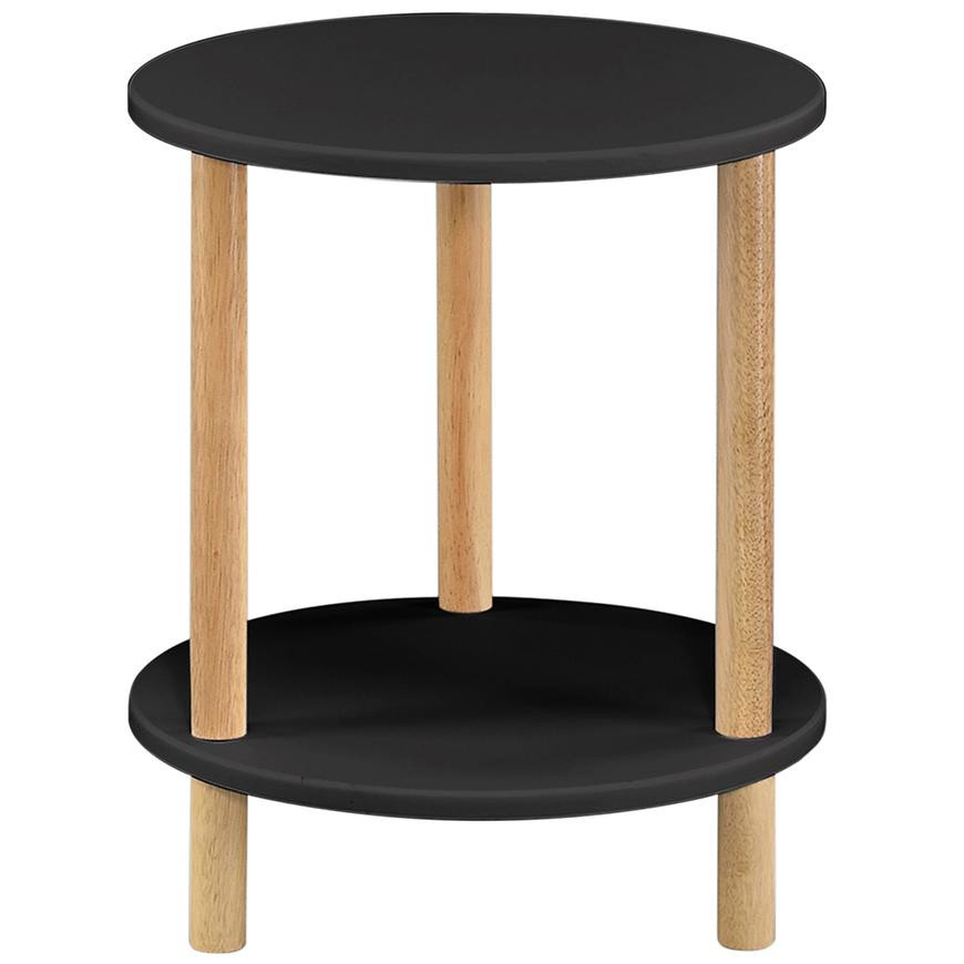 Odkládací stolek GC7405 35x35x43 černá/přírodní