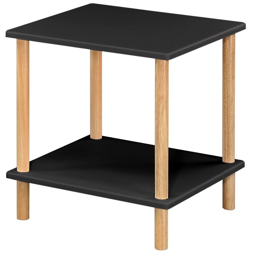 Odkládací stolek GC7404 40x40x45 černá/přírodní