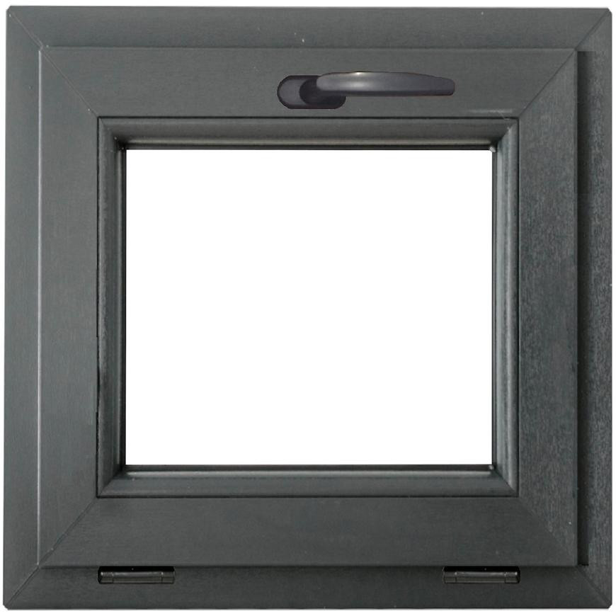 Okno sklápěcí 56,5x53,5 cm antracit