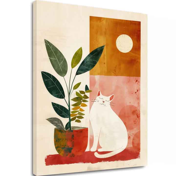 Obraz na plátně - Cat zen