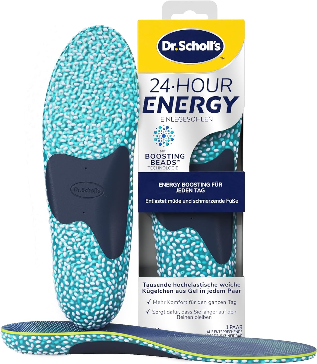 Scholl Vložky do bot 24 Hour Energy (Insole) 1 pár Small