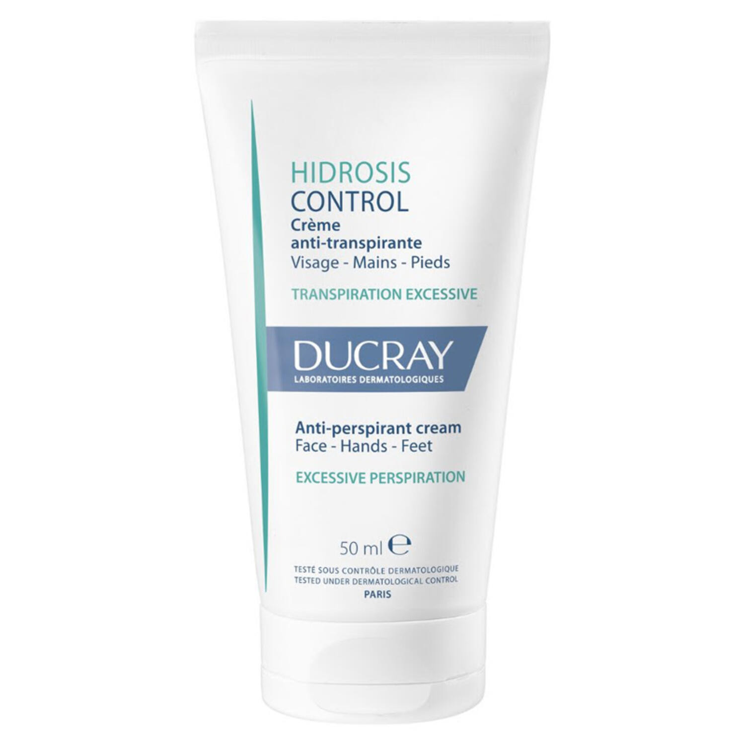 Ducray Neparfémovaný krémový antiperspirant Hidrosis Control (Anti-Perspirant Cream) 50 ml