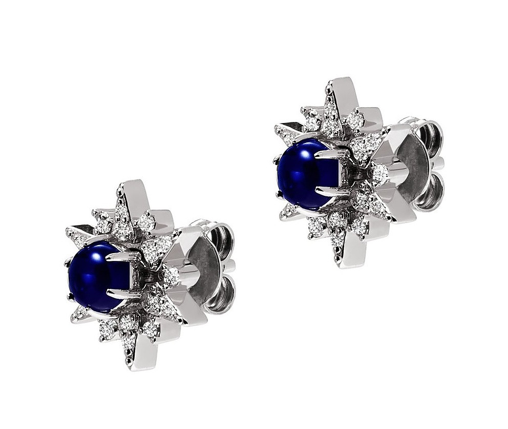 Emporio Armani Stříbrné náušnice s kubickými zirkony Hvězda EG3603040