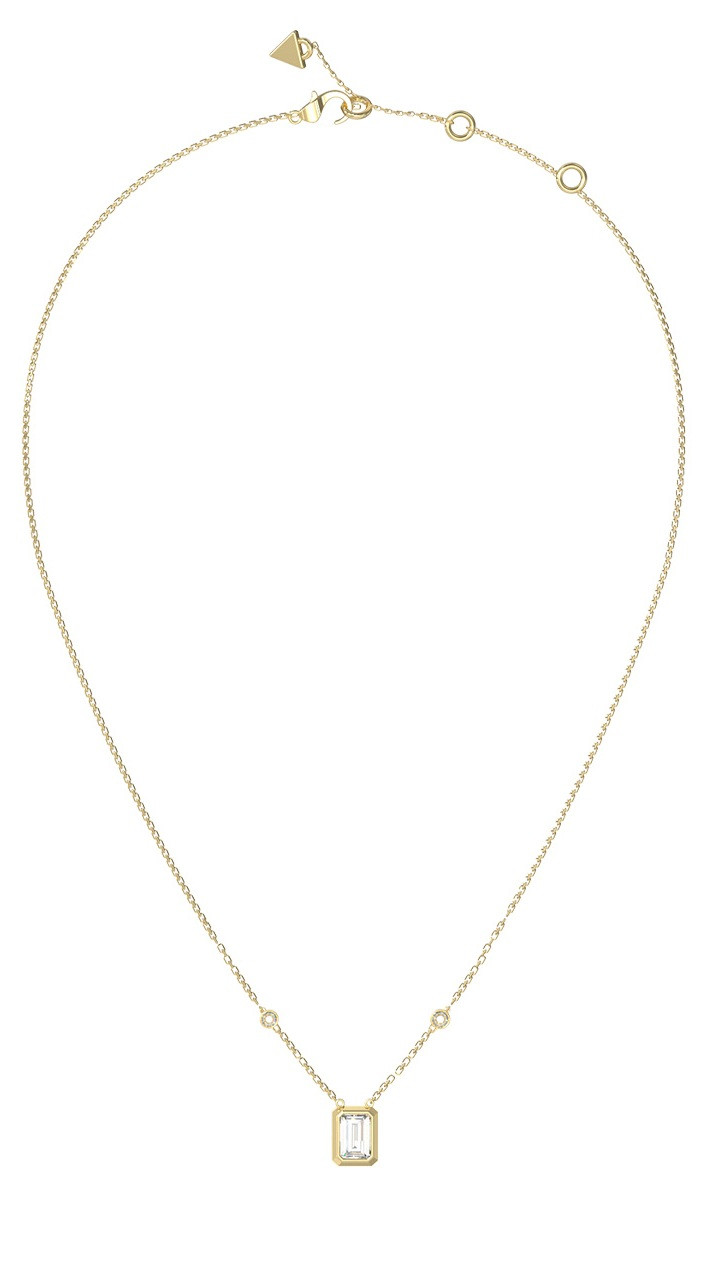 Guess Nestárnoucí pozlacený náhrdelník 4G Light JUBN05249JWYGT/U