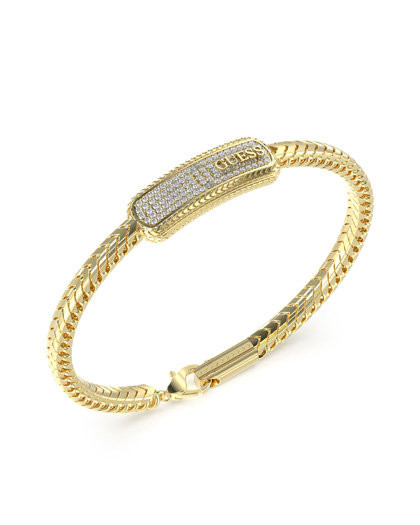 Guess Stylový pozlacený náramek Sailor Knot JUMB05018JWYG 19 cm