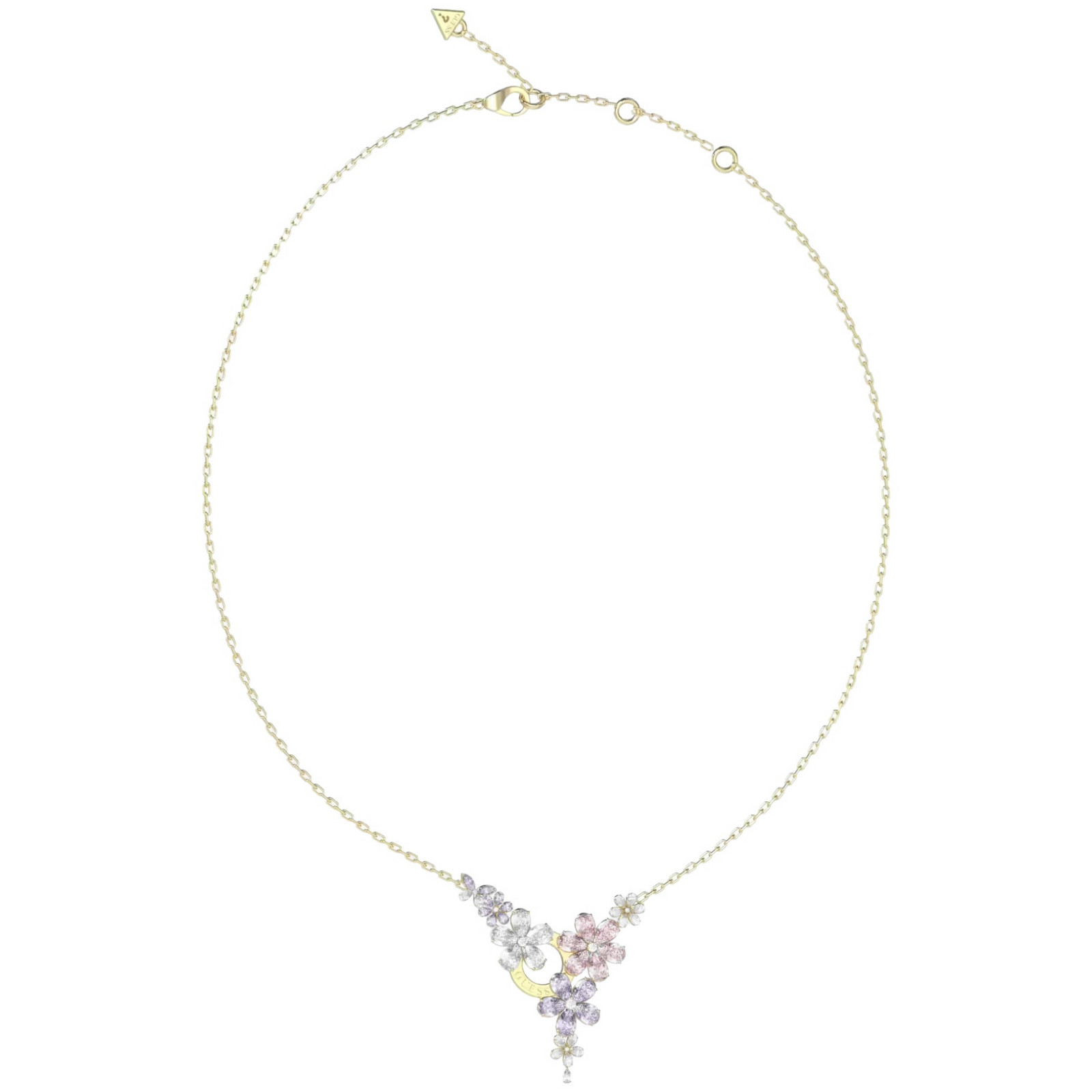 Guess Designový pozlacený náhrdelník pro ženy Lily JUBN05100JWYGMCT/U