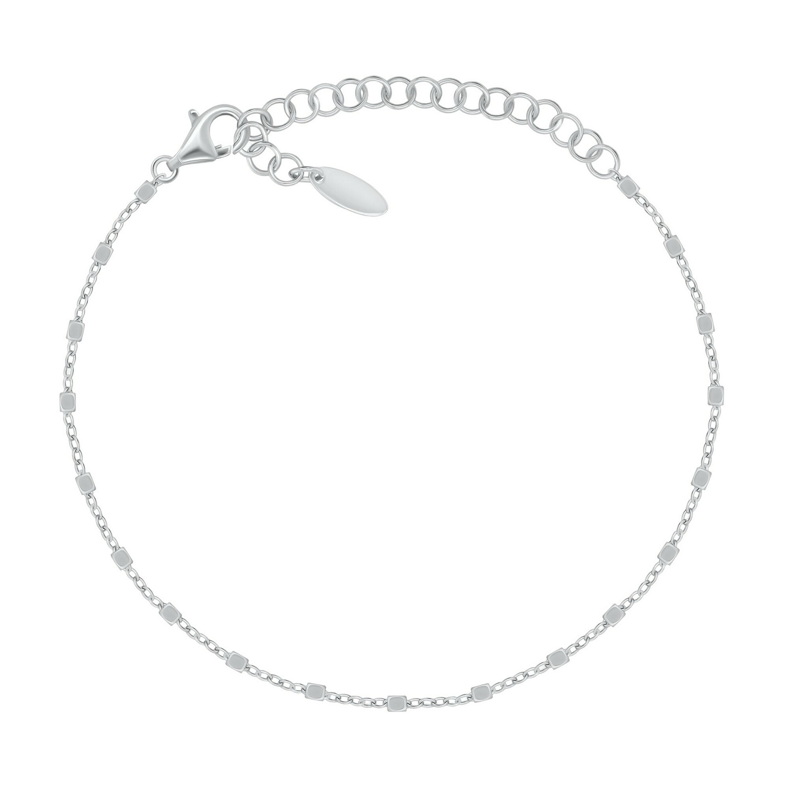 Brilio Silver Stylový stříbrný řetízek na nohu ANK111W