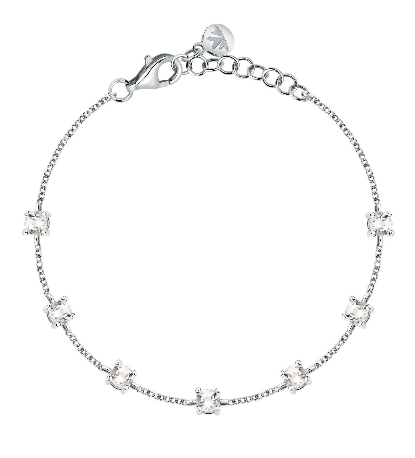 Morellato Stříbrný náramek s čirými kubickými zirkony Tesori SAIW292