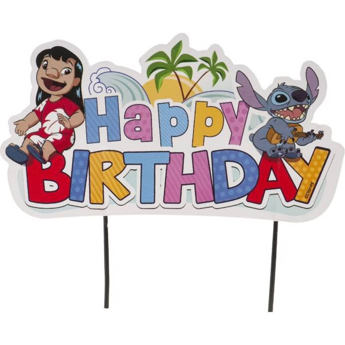 Zápich na dort Lilo a Stitch - Dekora