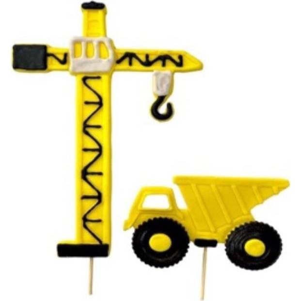 Cukrová figurka zápich stavbař - K Decor