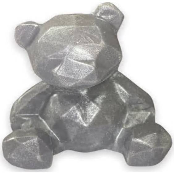 Čokoládová figurka stříbrný medvídek - K Decor