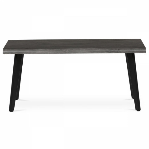 Stůl konferenční, 120x60x55 cm, MDF deska, dekor šedý dub, kov, černý lak CT-F4412 GREY CT-F4412 GREY Autronic