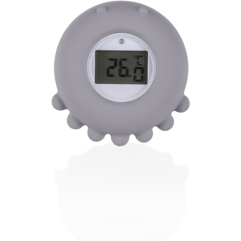 Zopa Silicone Digital Thermometer 2in1 digitální teploměr do vany Dove Grey 1 ks