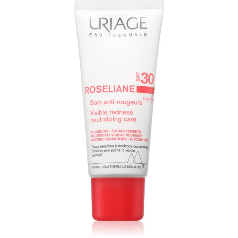 Uriage Roséliane Visible Redness-Neutralizing Care SPF30 lehký zklidňující krém proti začervenání pleti SPF 30 40 ml
