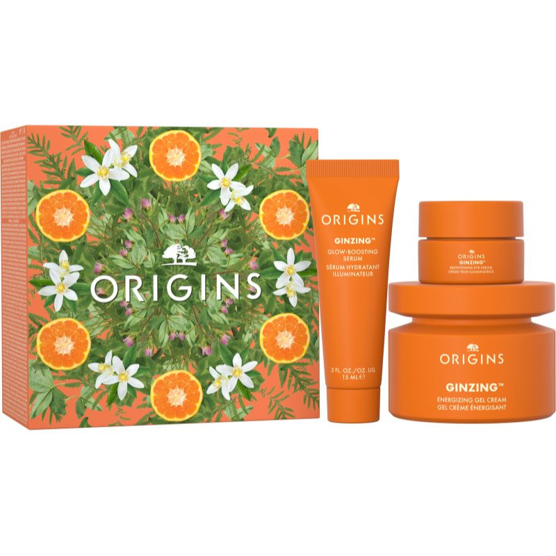 Origins The Glow Boosting Collection Ginzing Set dárková sada pro rozjasnění pleti