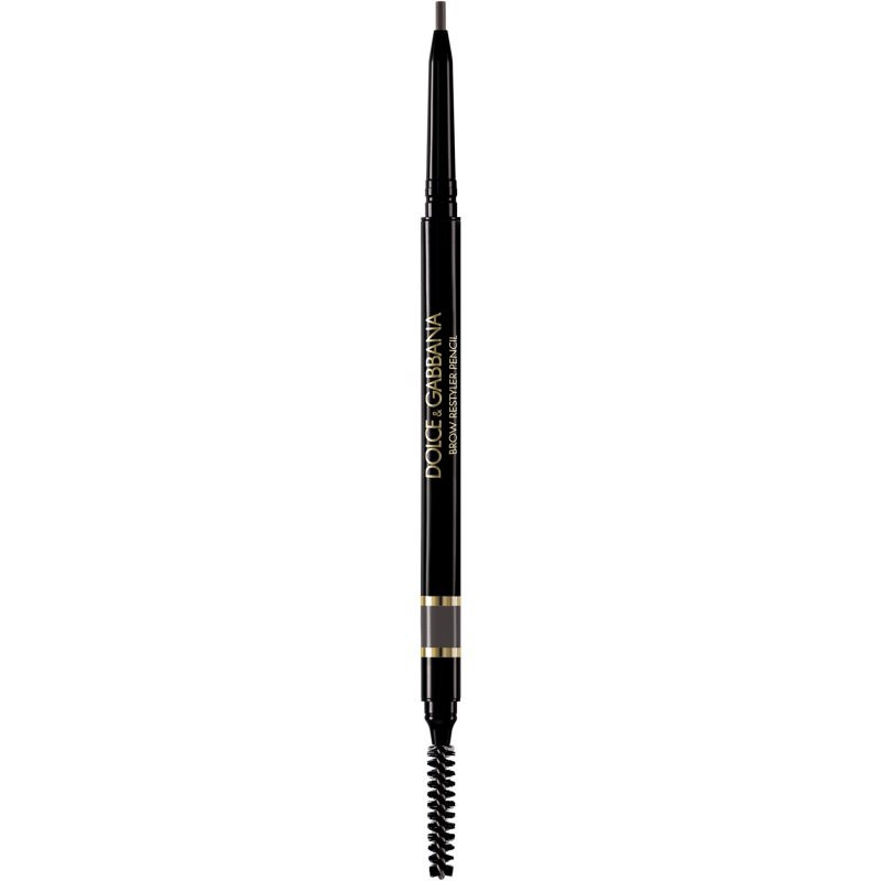 Dolce&Gabbana Brow Restyler Pencil tužka na obočí s kartáčkem odstín 05 Soft Brown Black - Cool Medium Grey Brown 0.09 g