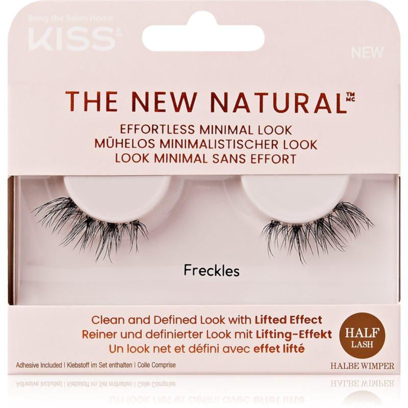KISS The New Natural Effortless Minimal Look umělé řasy Freckles 2 ks