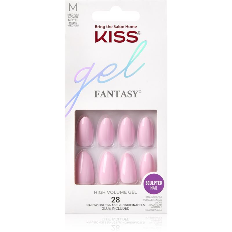 KISS Gel Fantasy High Volume Gel umělé nehty No Regrets 28 ks