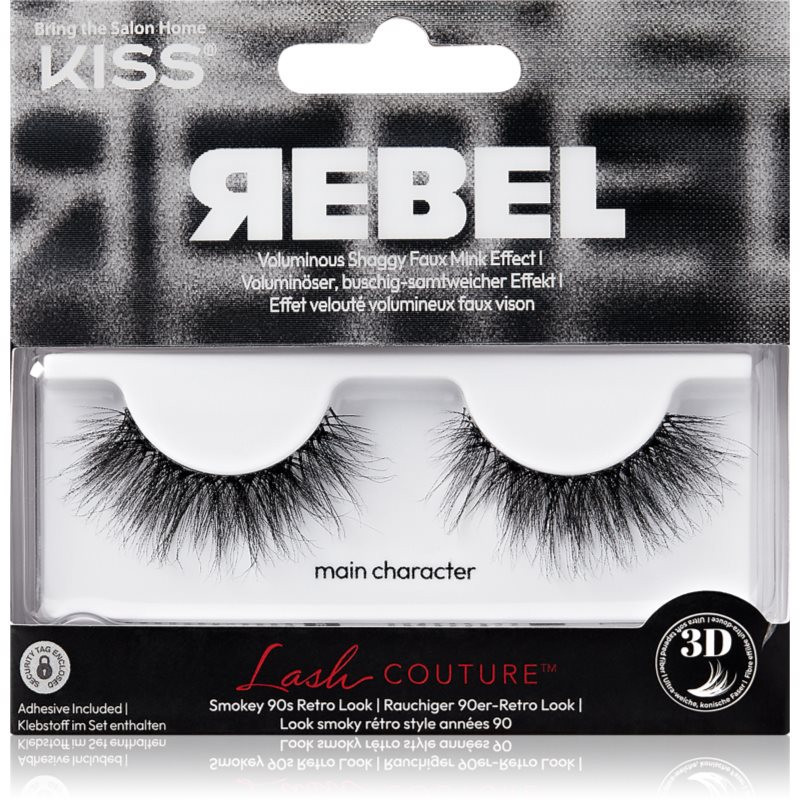 KISS Rebel umělé řasy Main Character 2 ks