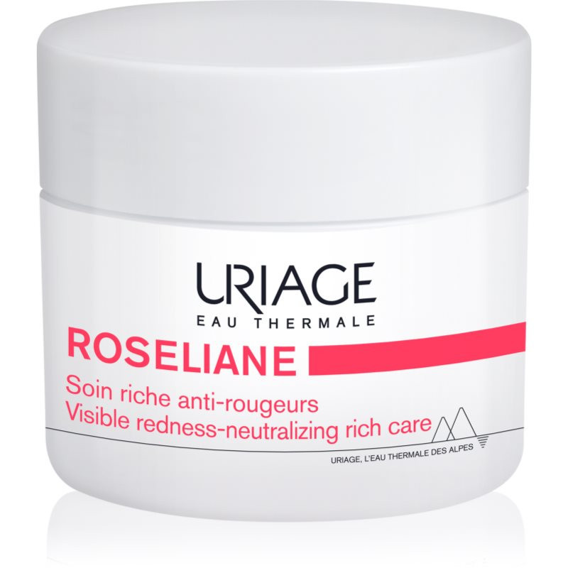 Uriage Roséliane Visible Redness-Neutralizing Rich Care zklidňující krém proti začervenání pleti 50 ml