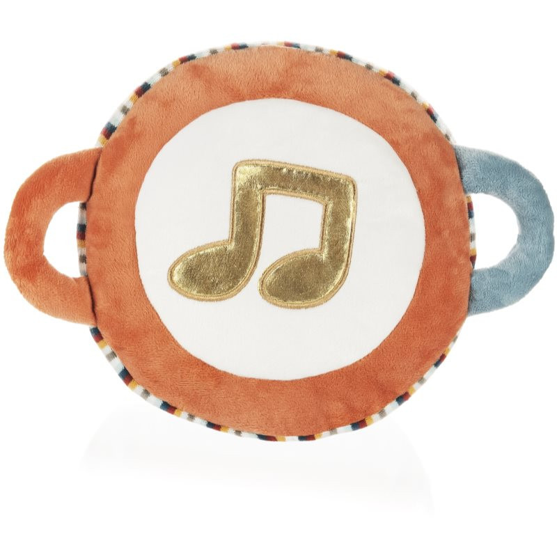 Zopa Plush Musical Toy 3 in 1 My First Drum plyšová hračka s melodií 12 m+ 1 ks